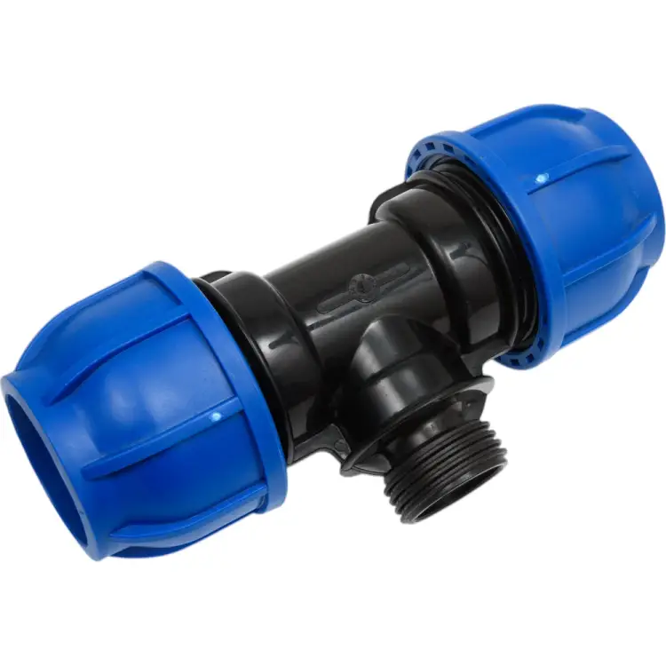 Компрессионный переxодной тройник TEBO T-ПНД.Тр.0.50-25-50.CN