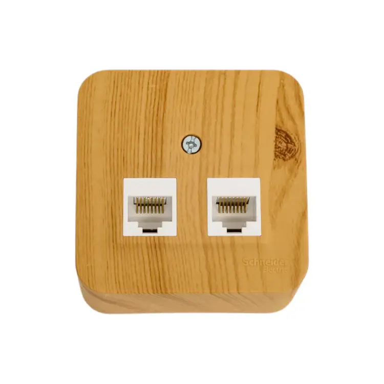 Двойная компьютерная розетка Systeme Electric Blanca BLNIA045455