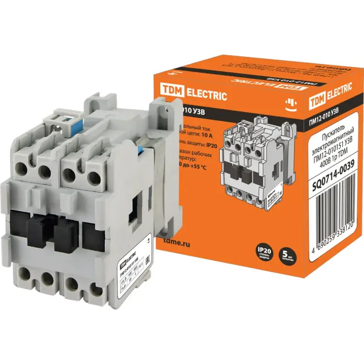 Электромагнитный пускатель TDM ELECTRIC ПМ12-010151 У3В SQ0714-0039