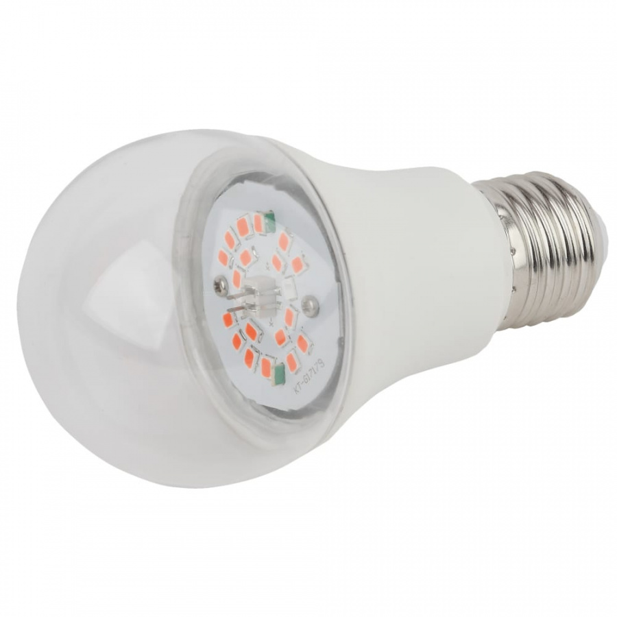 Светодиодная лампа для растений ЭРА FITO-12W-RB-E27-K