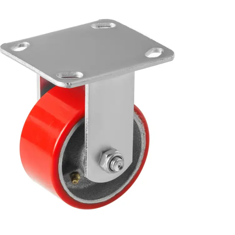 Большегрузное полиуретановое неповоротное колесо А5 FCP 46 1000105