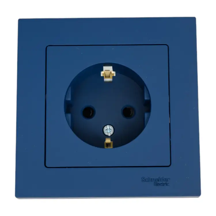 Розетка Systeme Electric Atlasdesign аквамарин ATN001144
