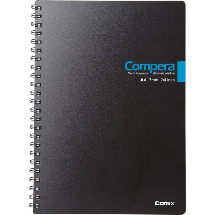 Блокнот COMIX Compera Bond CPA4807 BLK/BU
