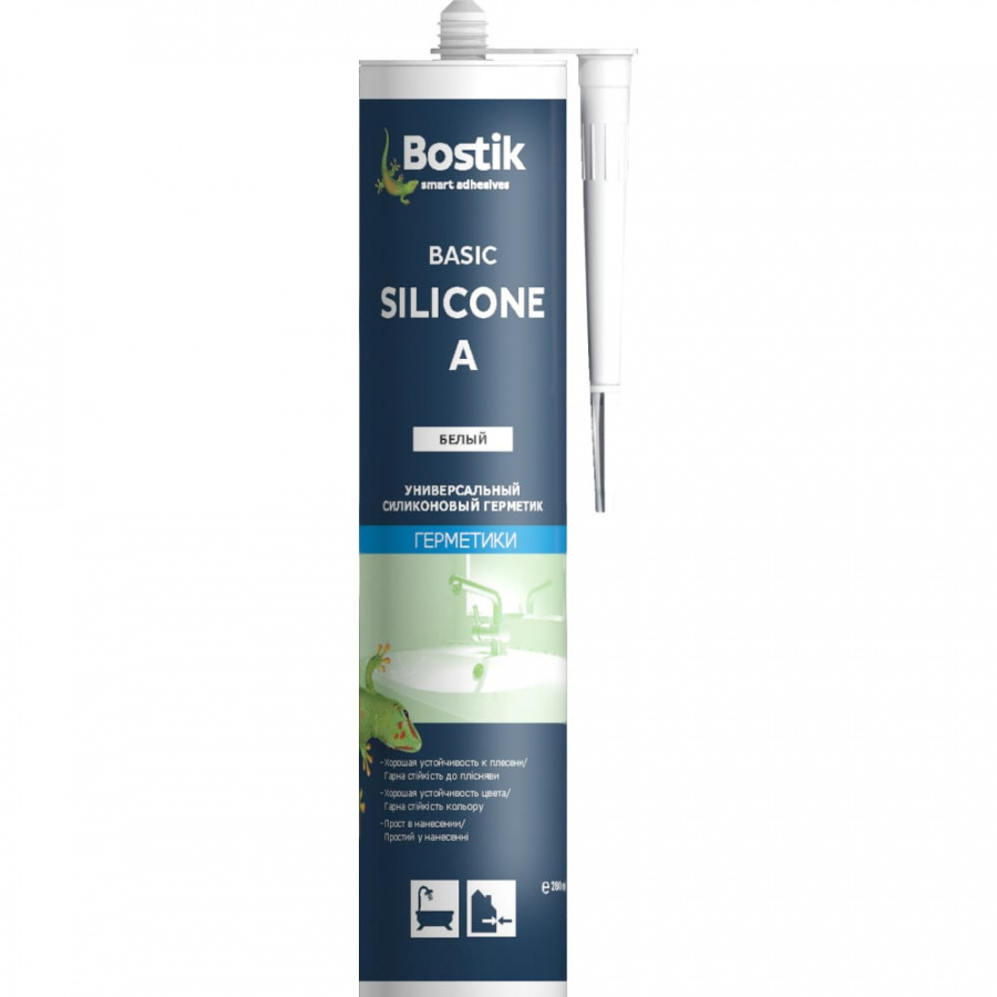 Универсальный силиконовый герметик Bostik Basic Silicone A