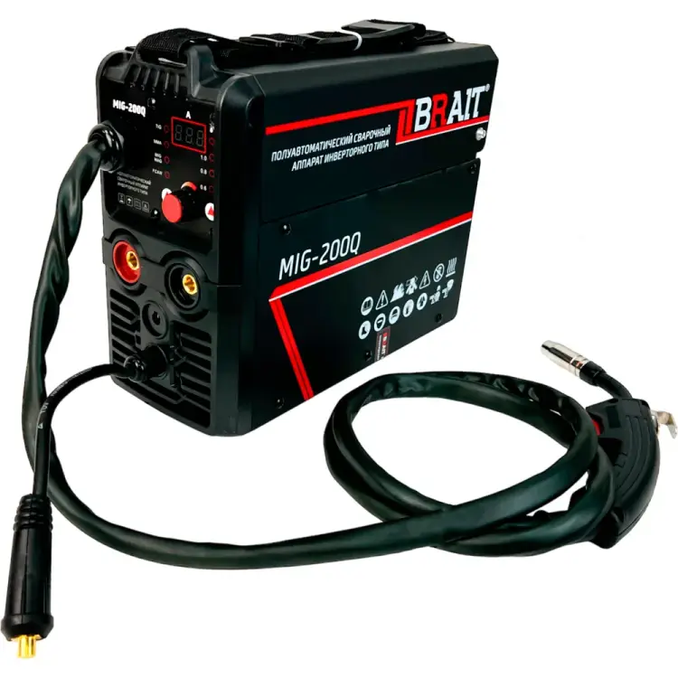 Сварочный инвертор-полуавтомат BRAIT MIG-200Q 18.01.020.043