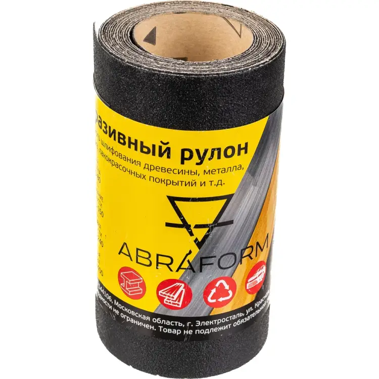 Бумажный рулон абразивный ABRAFORM afr115-2500-100 Бумажный рулон абразивный ABRAFORM afr115-2500-100