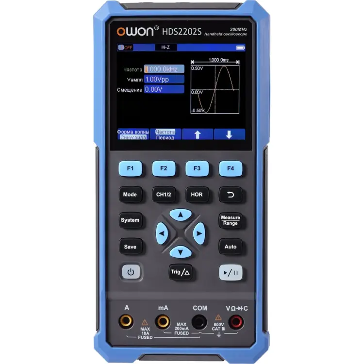 Портативный осциллограф OWON HDS2202S OW121