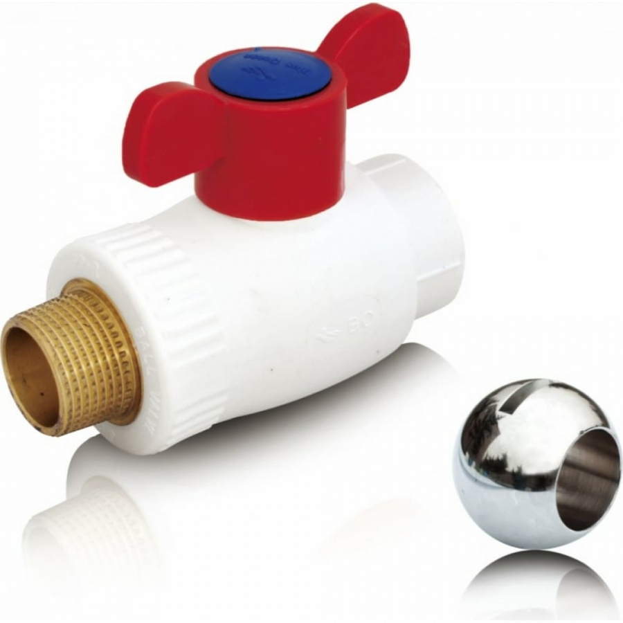 Шаровый кран Blue Ocean PPRF/BV-HW-1B/PPR(W)-MT-25х3/4"