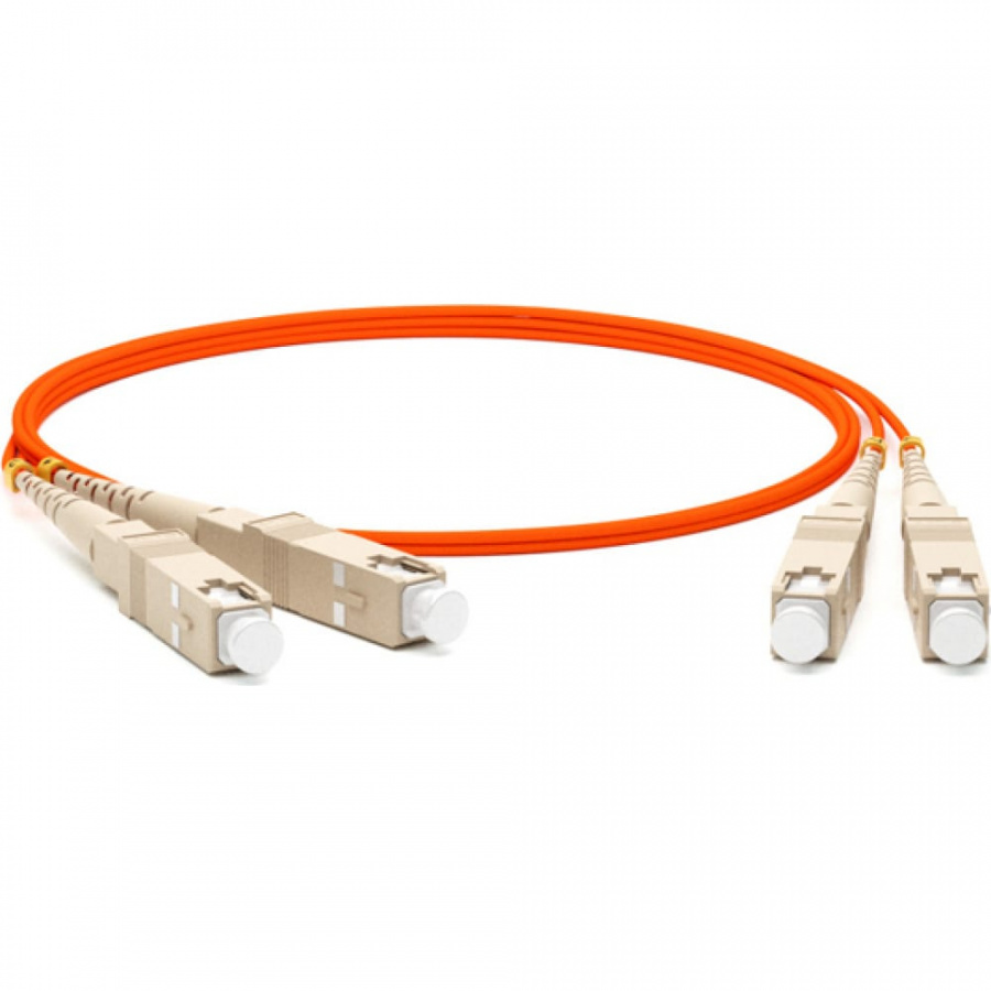 Волоконно-оптический шнур Hyperline FC-D2-50-SC/PR-SC/PR-H-5M-LSZH-OR