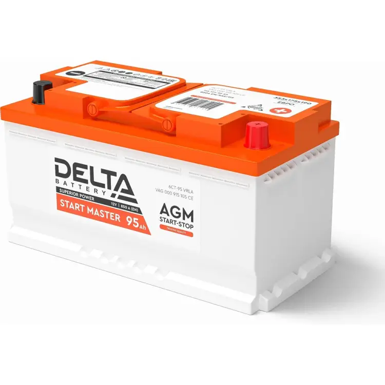 Аккумуляторная батарея DELTA START MASTER 95 Ah AGM