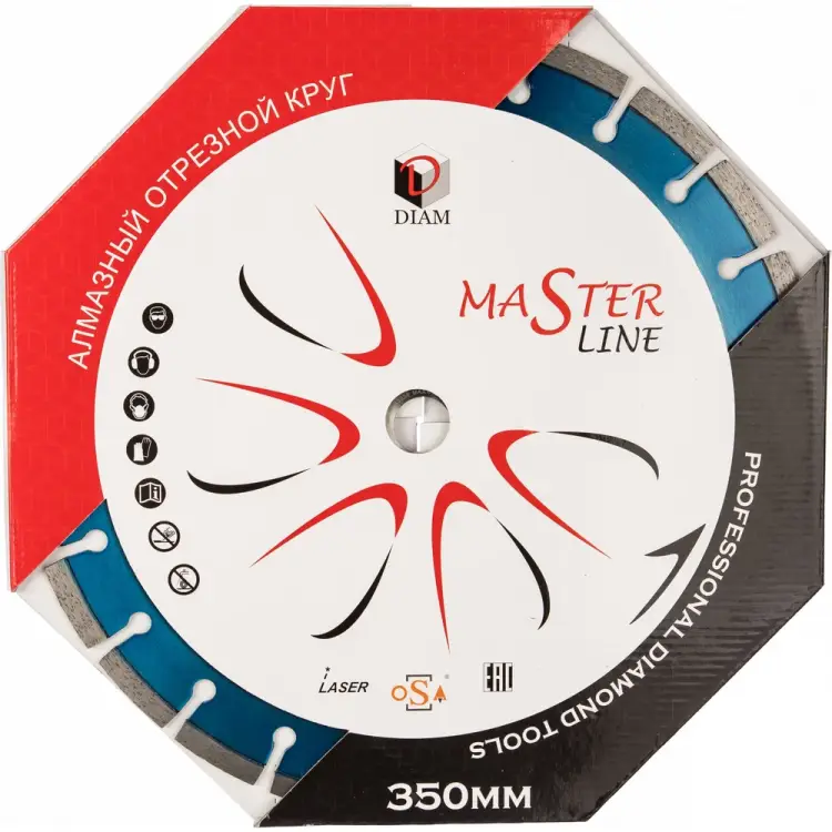Сегментный алмазный круг по железобетону Diam 1A1RSS Master Line 000503
