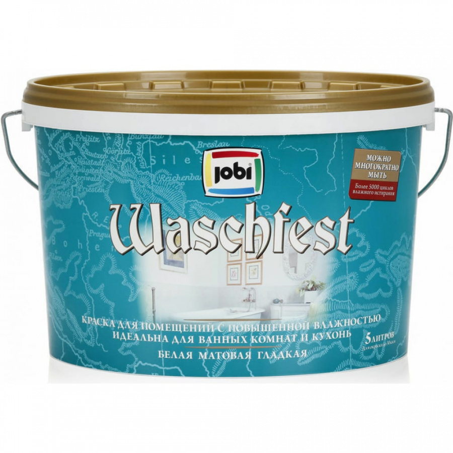 Краска для кухонь и ванных комнат JOBI WASCHFEST