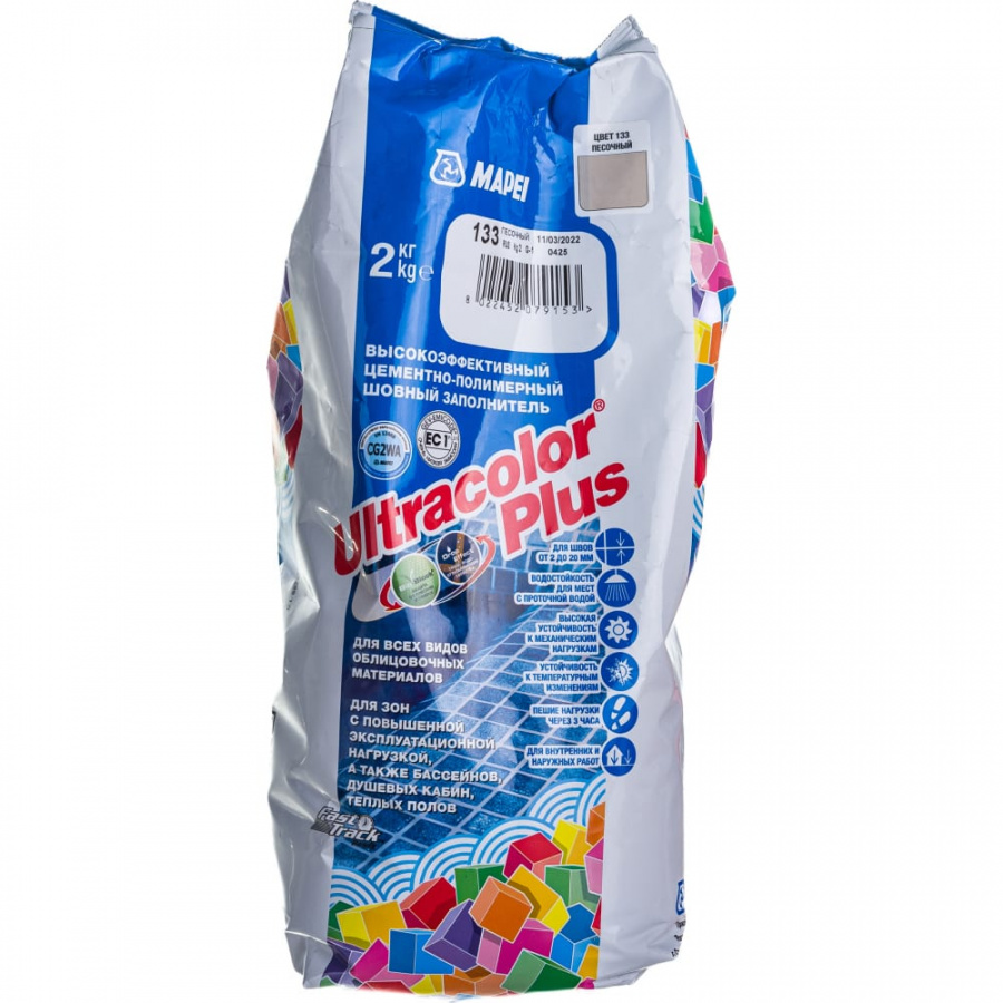 Затирка для швов MAPEI ULTRACOLOR PLUS №133