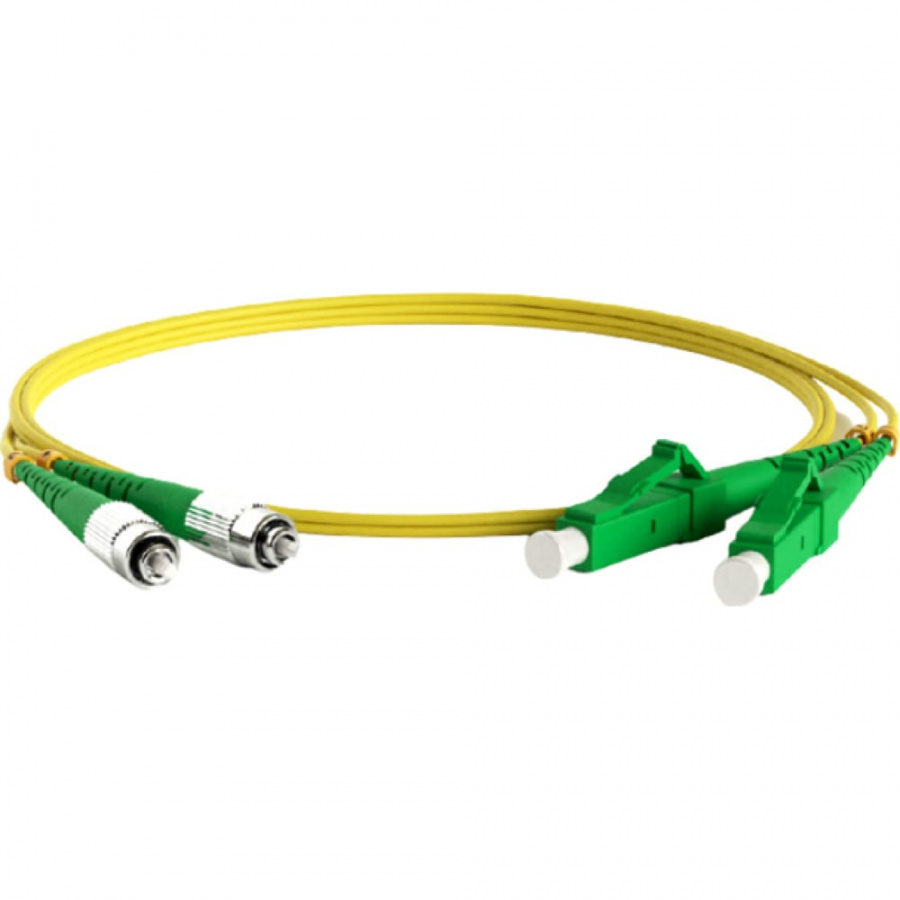 Волоконно-оптический шнур Hyperline FC-D2-9-FC/AR-LC/AR-H-3M-LSZH-YL