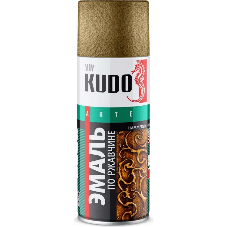 Молотковая эмаль по ржавчине KUDO KU-3009