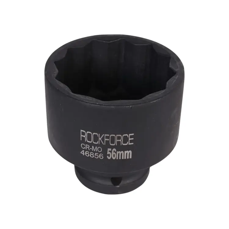 Глубокая двенадцатигранная головка ударная Rockforce RF-46856 Глубокая двенадцатигранная головка ударная Rockforce RF-46856