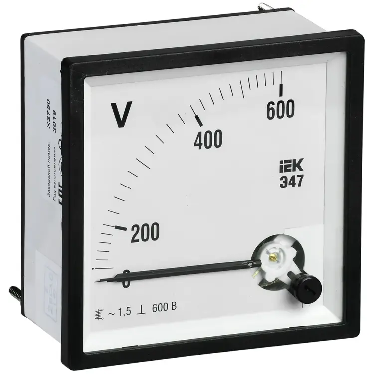 Вольтметр IEK Э47 IPV20-6-0300-E