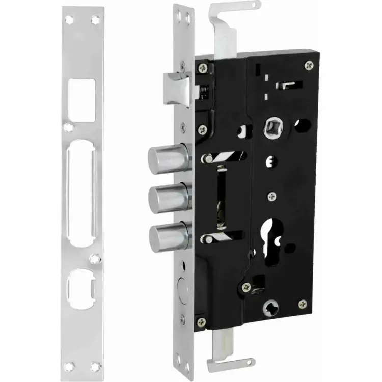 Правый врезной замок для китайской двери BASARA A14-4С R 40011