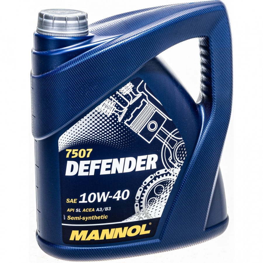 Полусинтетическое моторное масло MANNOL DEFENDER 10W40