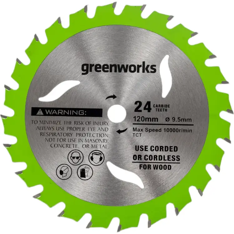 Диск пильный по дереву для циркулярной мини пилы GreenWorks 2952507