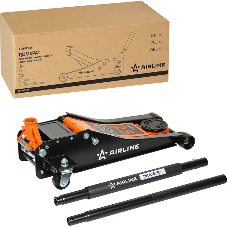 Подкатной домкрат Airline AJ25FI500