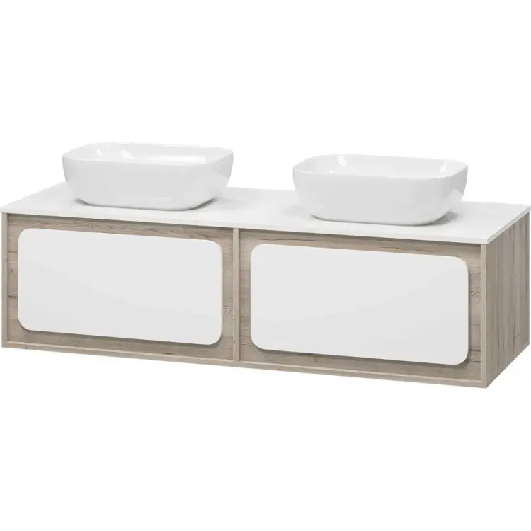 Подвесная тумба Misty Дубль - 150 П-Дуб-09150-372Я Подвесная тумба Misty Дубль - 150 П-Дуб-09150-372Я