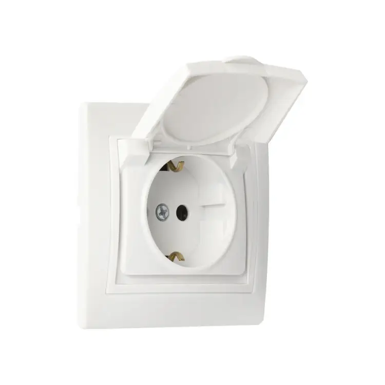 Одноместная розетка Smartbuy Венера SBE-01w-16-S1-1ZK-c