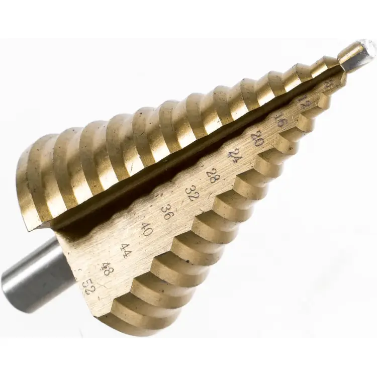 Ступенчатое сверло по металлу vertextools 4-52
