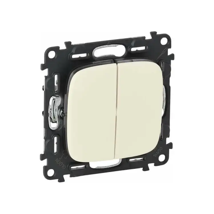 Двухклавишный выключатель Legrand Valena Allure 752805 1180937