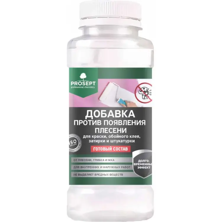 Добавка против появления плесени в краску, шпатлевку, штукатурку PROSEPT FUNGI STOP 041-025