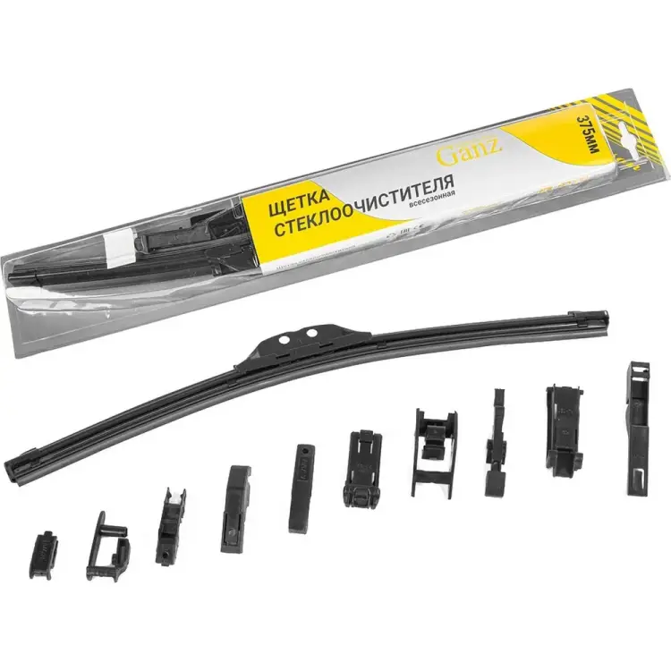 Бескаркасная щетка стеклоочистителя Ganz GIS01014