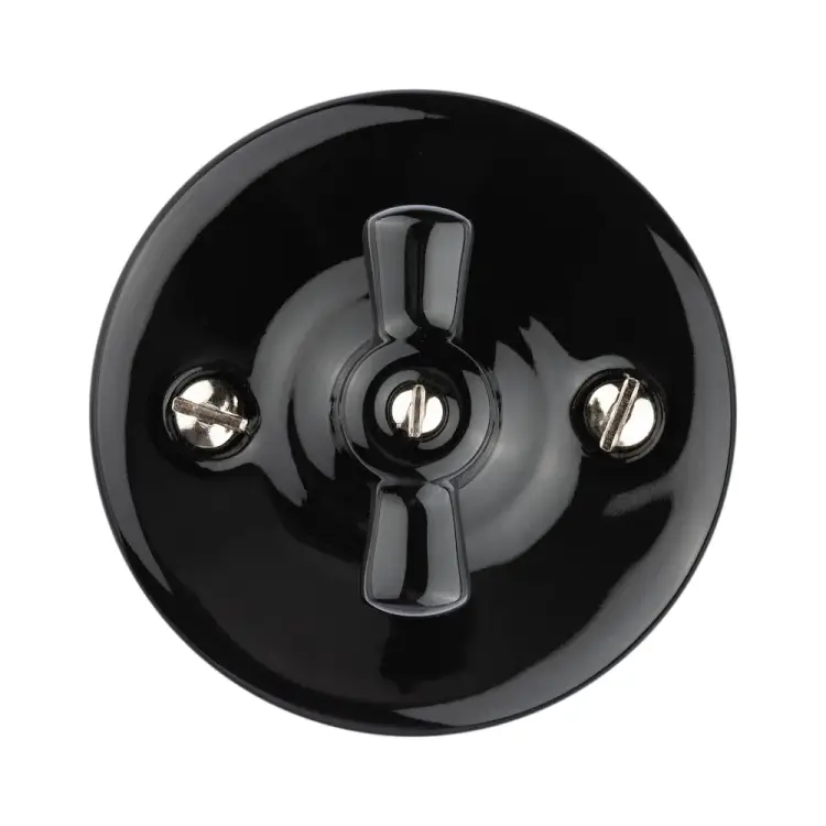 Фарфоровый поворотный выключатель TDM ELECTRIC Болонь SQ1820-0002