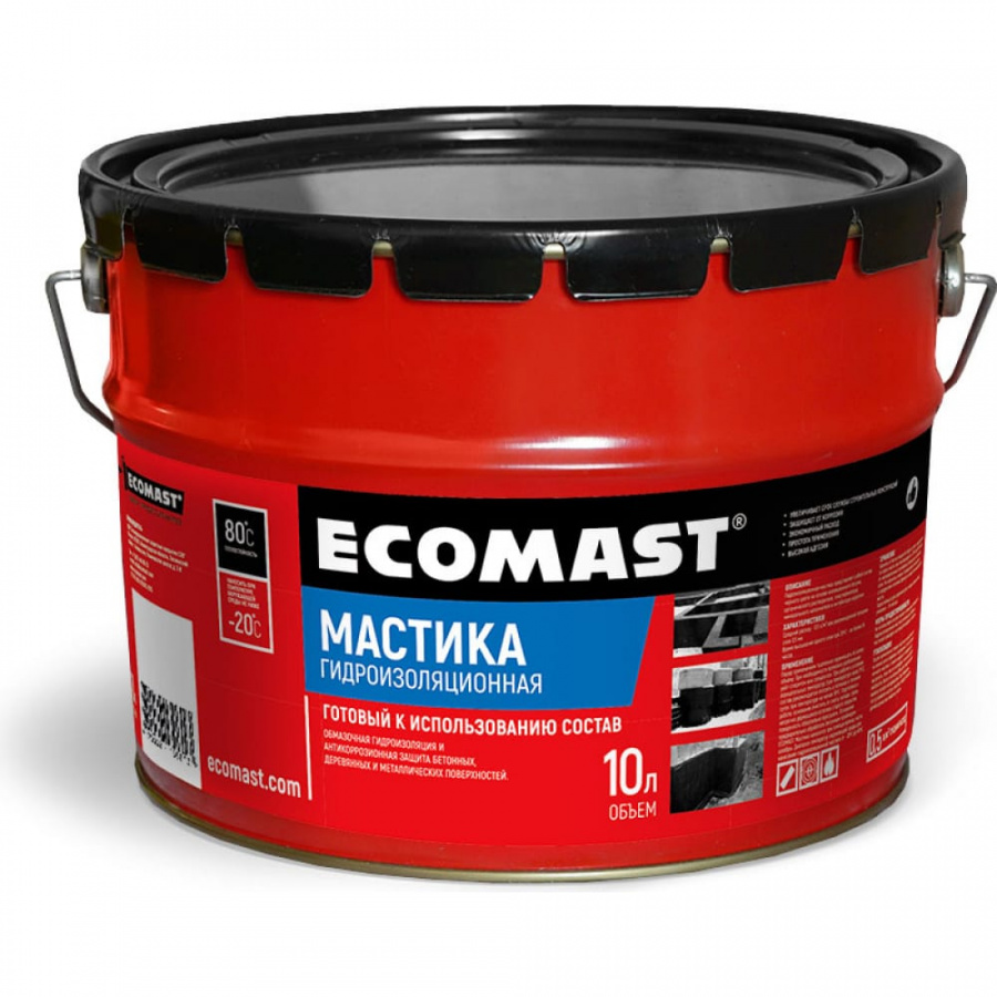 Гидроизоляционная мастика ECOMAST 24621