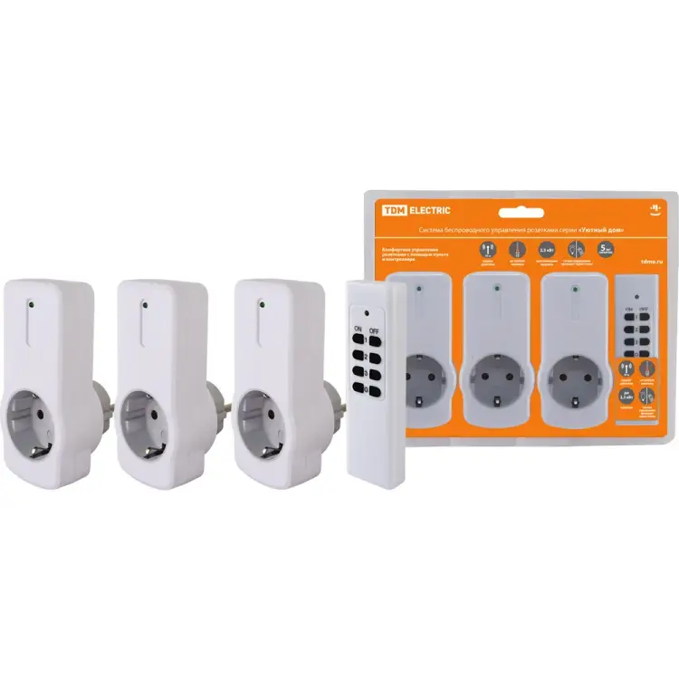 Розетка TDM ELECTRIC ПУ3-Р1.3 Уютный дом SQ1508-0205