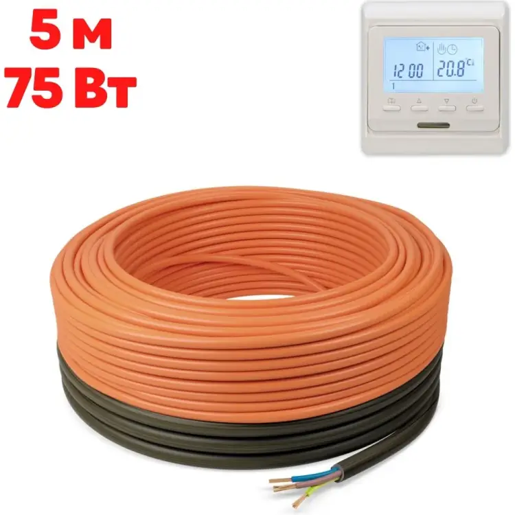 Теплый пол ТеплоСофт Профи 5м-75/3 Теплый пол ТеплоСофт Профи 5м-75/3