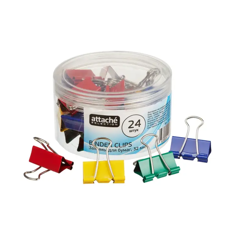 Зажимы для бумаг Attache Selection 723554