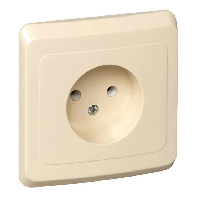 Одноместная розетка Systeme Electric Этюд PC16-001K