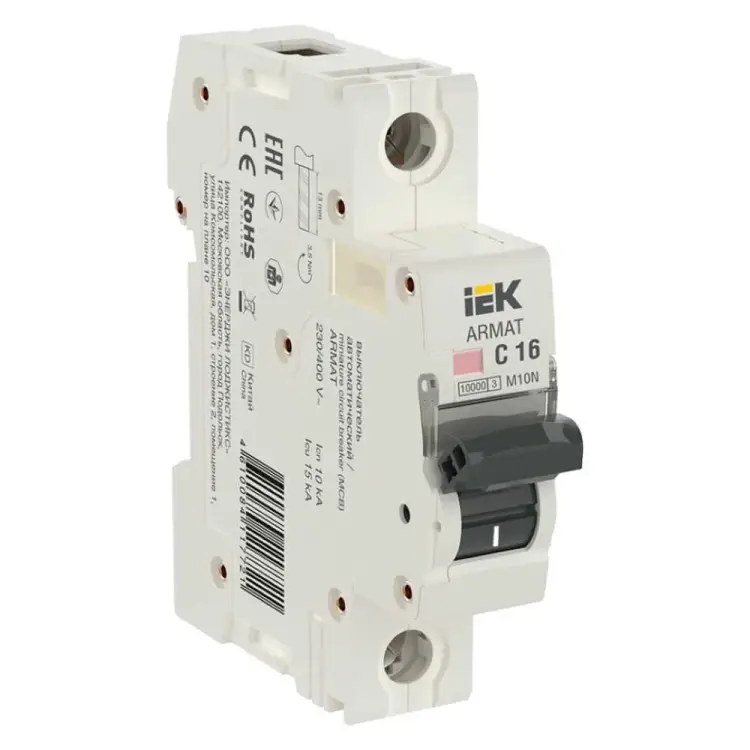 Автоматический выключатель IEK ARMAT AR-M10N-1-C016