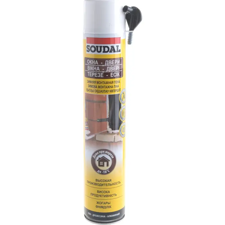 Зимняя ручная монтажная пена Soudal 107557