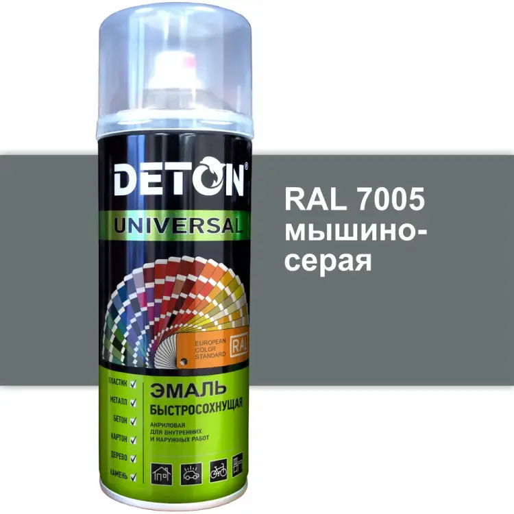 Быстросохнущая акриловая эмаль Deton DTN-A07253 Быстросохнущая акриловая эмаль Deton DTN-A07253