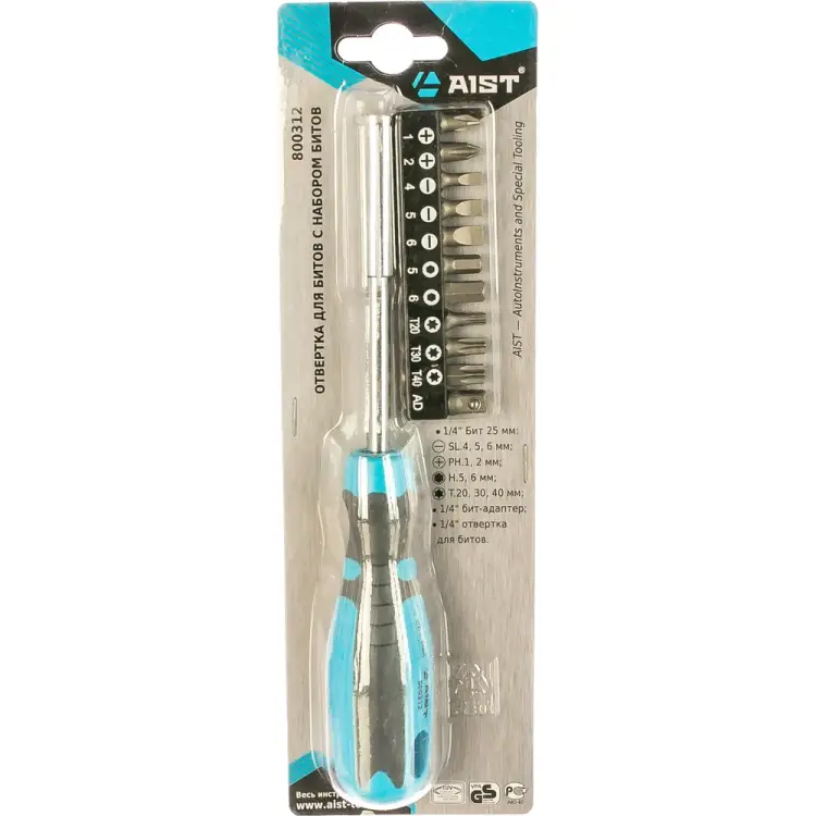 Отвертка для бит AIST 800312 00-00003399 Отвертка для бит AIST 800312 00-00003399