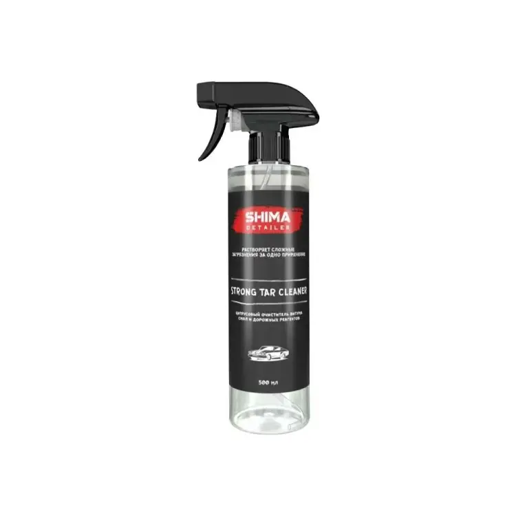 Цитрусовый очиститель битума смол и дорожных реагентов SHIMA DETAILER STRONG TAR CLEANER 4603740921909