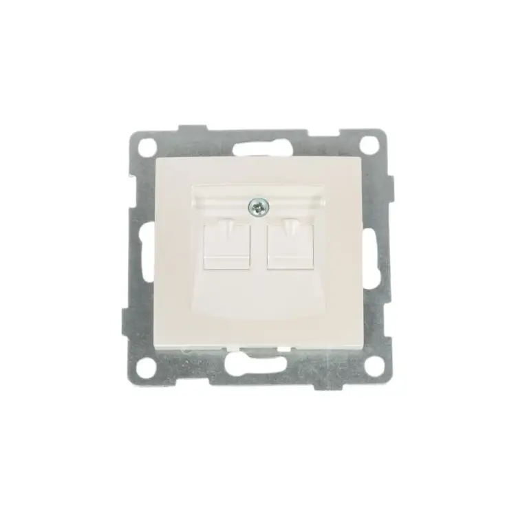 Двойной механизм компьютерной розетки GUSI Electric С10К2-028