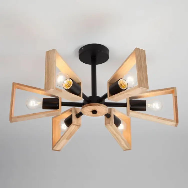 Потолочный светильник Eurosvet 70056/6 черный 81888