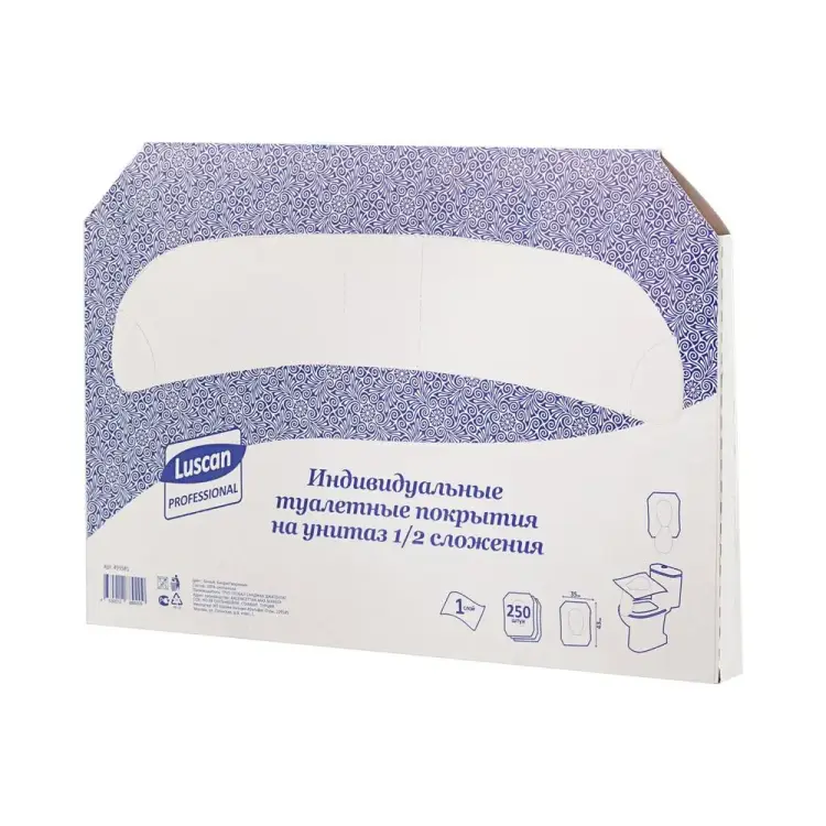 Одноразовые покрытия на унитаз Luscan 493581