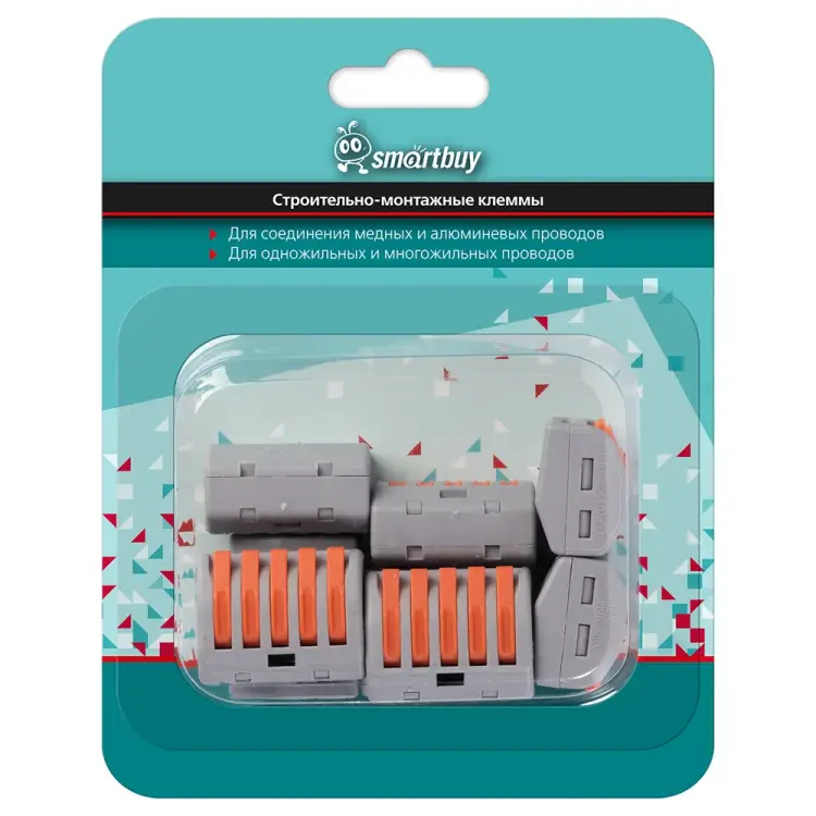 Строительно-монтажные клеммы Smartbuy SBE-cwcc-5-rp