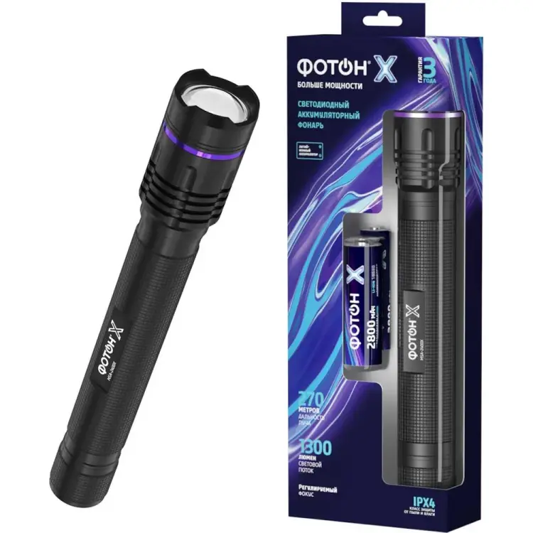Аккумуляторный светодиодный фонарь ФОТОН -Х MSA-2400х24543