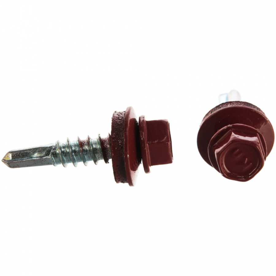 Кровельный саморез Kenner 5,5х25 RAL3011 красно-коричневый (250 шт.)