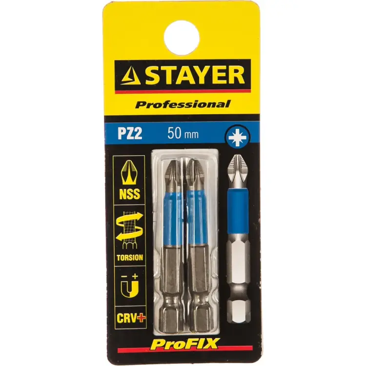 Биты STAYER 26223-2-50-02 Биты STAYER 26223-2-50-02