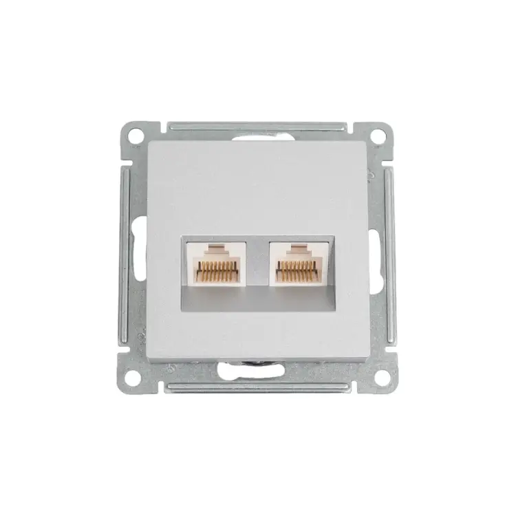 Двухместный механизм компьютерной розетки Systeme Electric AtlasDesign ATN000385